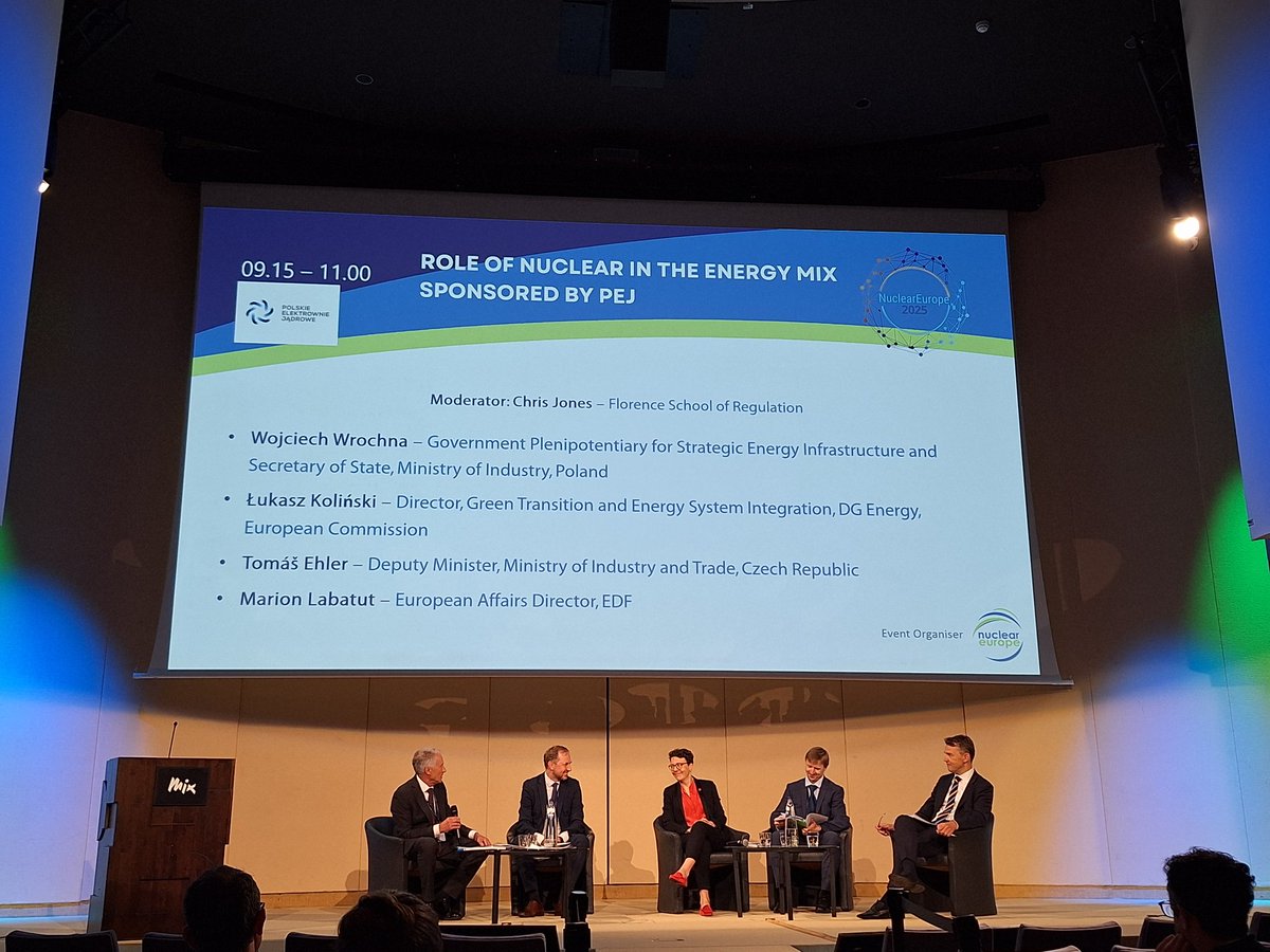 #NuclearEurope2025 participants are now breaking out into 3 separate sessions:

🚚 Building a European supply chain for AMRs, sponsored by <a href="/newcleoenergy/">newcleo</a>

💻 Digitalisation for nuclear, with nuclear, sponsored by Caelus

🔌 Role of nuclear in the energy mix, sponsored by <a href="/PEJ_PL/">Polskie Elektrownie Jądrowe</a>