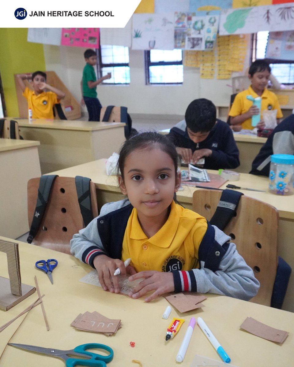Turning Trash into Treasure!
As part of our World Environment Day celebrations, Grade 3 students at JAIN Heritage School took creativity to the next level during the Best Out of Waste competition held on 3rd June 2025. 
#WorldEnvironmentDay #JHS #JAINHeritageSchool