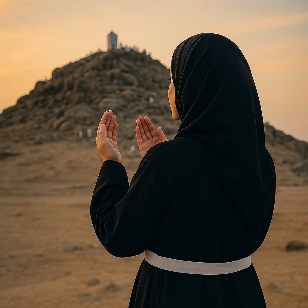 #يوم_عرفة 🕋

الله يبلغكم يوم عرفة ويعطيكم ما لا عين رأت ولا أذن سمعت ولا خطر على قلب بشر

الله يفاجئكم بالمسرات ويرزقكم عطاء يشرح صدوركم في الدنيا والآخرة

الله يديم عليكم الصحة والعافية
ويسعد قلوبكم ويبارك في أيامكم

الله يجبر خواطركم ويفرج همومكم دنيا وآخرة ويعطيكم حتى يرضيكم