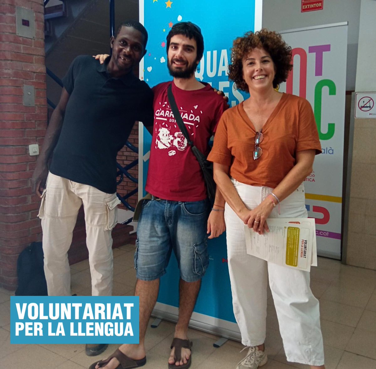CNL del Maresme (@cnlmaresme) on Twitter photo 🗣️Aquest estiu, fes-te voluntari del Voluntariat per la Llengua!
😊Si tens una hora lliure a la setmana, ajuda algú a millorar el seu català. Només cal quedar i xerrar!
📩vxl.maresme@cpnl.cat 🗣️Aquest estiu, fes-te voluntari del Voluntariat per la Llengua!
😊Si tens una hora lliure a la setmana, ajuda algú a millorar el seu català. Només cal quedar i xerrar!
📩vxl.maresme@cpnl.cat