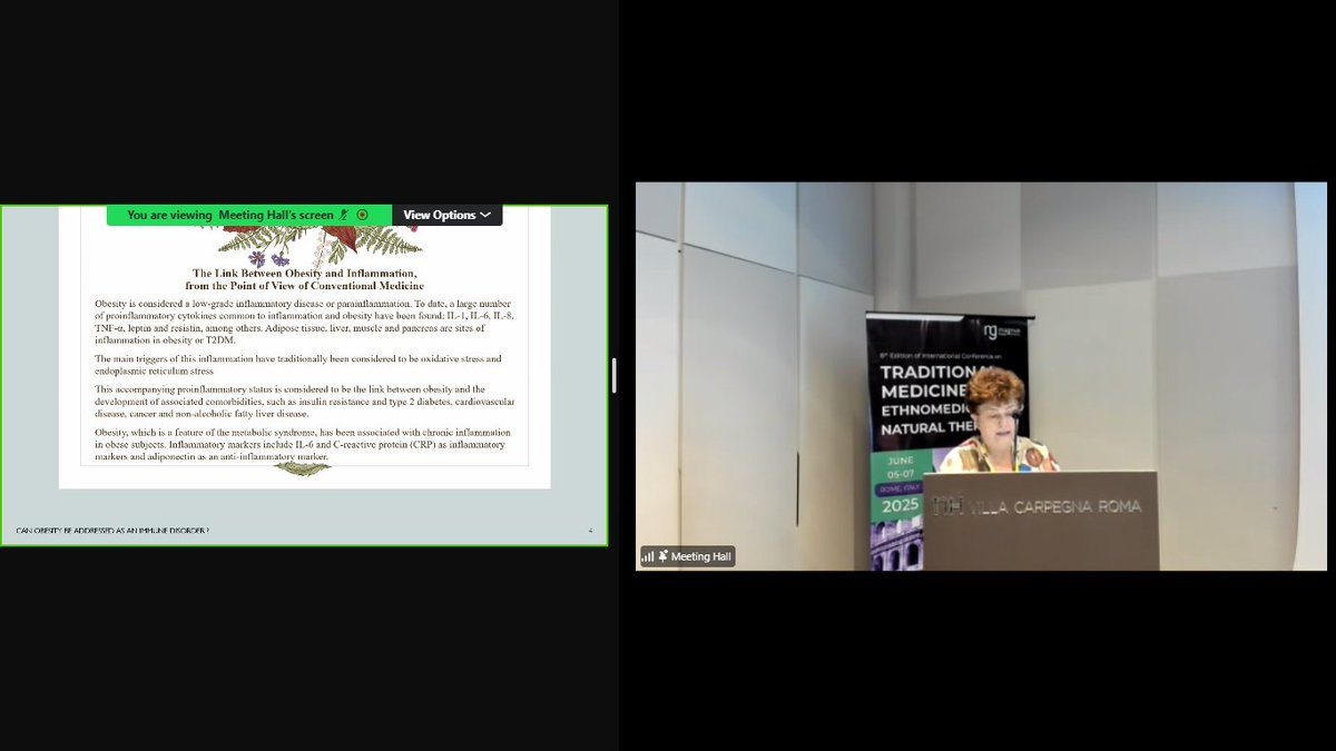 It was an honor to have #AngelaSandaTudor as the third keynote speaker at the <a href="/Traditionalcof/">Traditional Med</a>  organized by <a href="/magnus_group/">Magnus Group</a>  Her thought-provoking presentation significantly contributed to the success and impact of the event.
June 05–07, 2025 | Rome, Italy 
traditionalmedicineconference.com