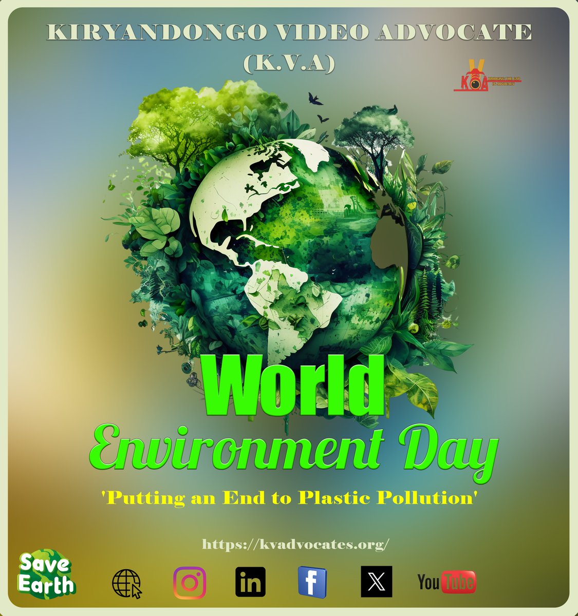 Kiryandongo Video Advocate (@k_videoadvocate) on Twitter photo Today we join the world in marking #WorldEnvironmentDay 2025 under the theme: "Beat Plastic Pollution." Plastic waste is choking our land & water, harming wildlife & health especially in refugee settlements with poor waste systems.
#BeatPlasticPollution #KVA4Environment <a href="/Refugees/">UNHCR, the UN Refugee Agency</a> Today we join the world in marking #WorldEnvironmentDay 2025 under the theme: "Beat Plastic Pollution." Plastic waste is choking our land & water, harming wildlife & health especially in refugee settlements with poor waste systems.
#BeatPlasticPollution #KVA4Environment <a href="/Refugees/">UNHCR, the UN Refugee Agency</a>