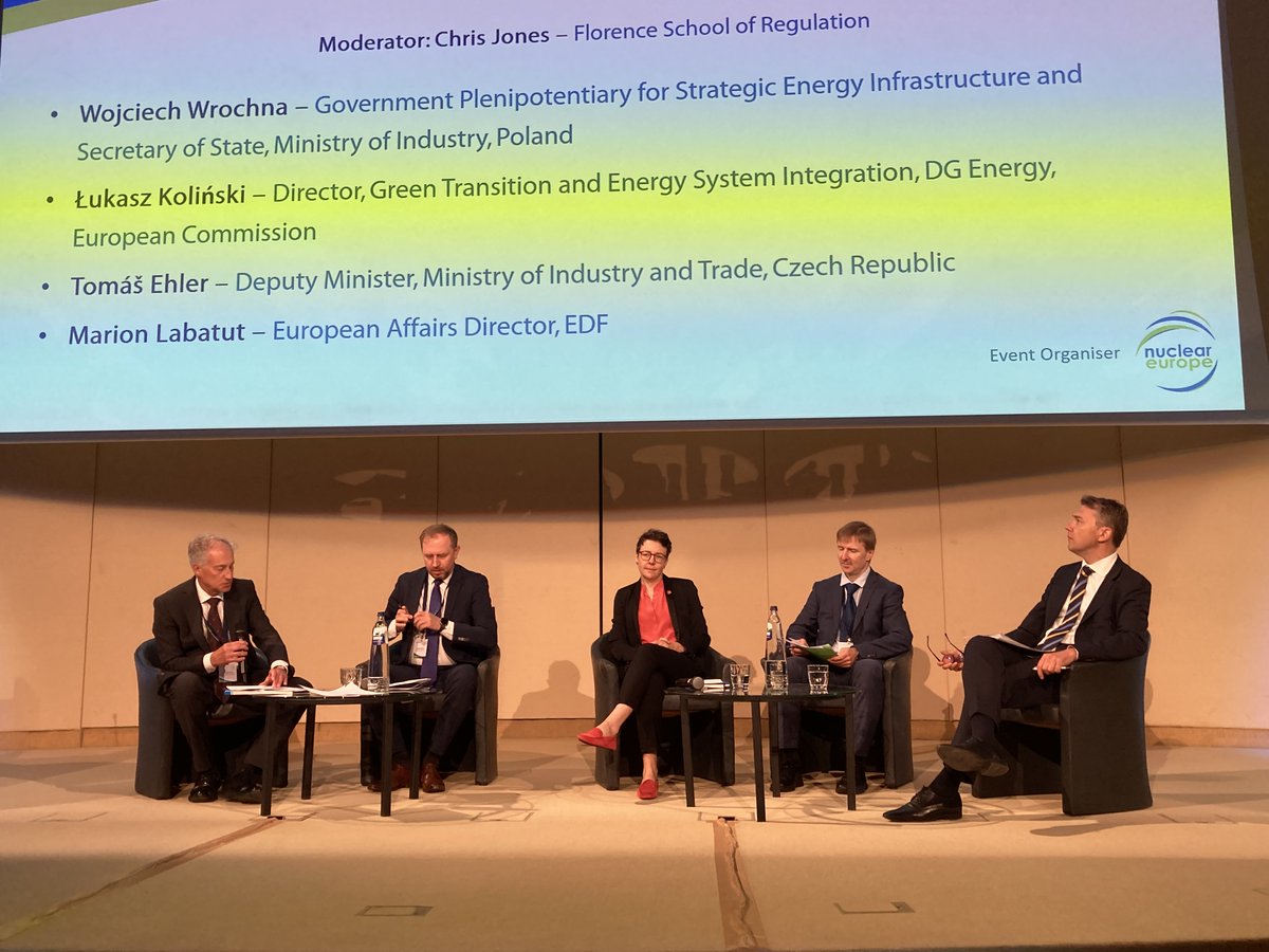 EDF_EUAffairs's tweet image. The role of #nuclear in EU’s energy mix is not just a technical question—it is a strategic one, central to our climate ambitions, our economic competitiveness, and our energy sovereignty.
@MarionLabatut at #NuclearEurope2025