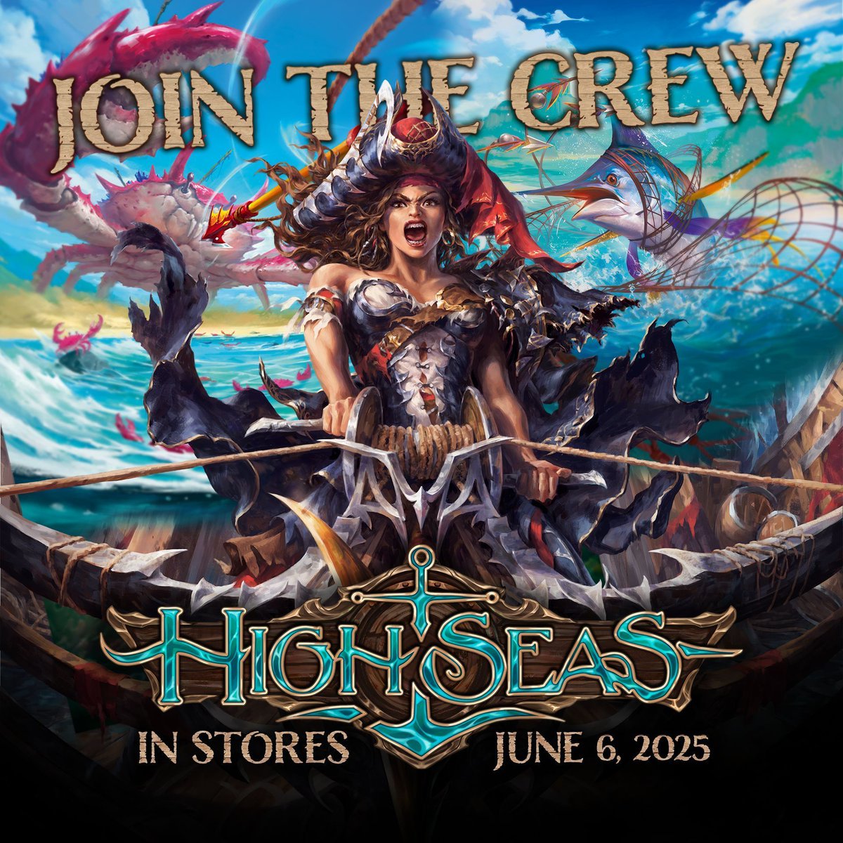 Danger be the siren's call - but none chase it like the fearless Marlynn! If ye've the guts for glory and the speed to strike, climb aboard The Swordfish! 🎣

fabtcg.com/sea