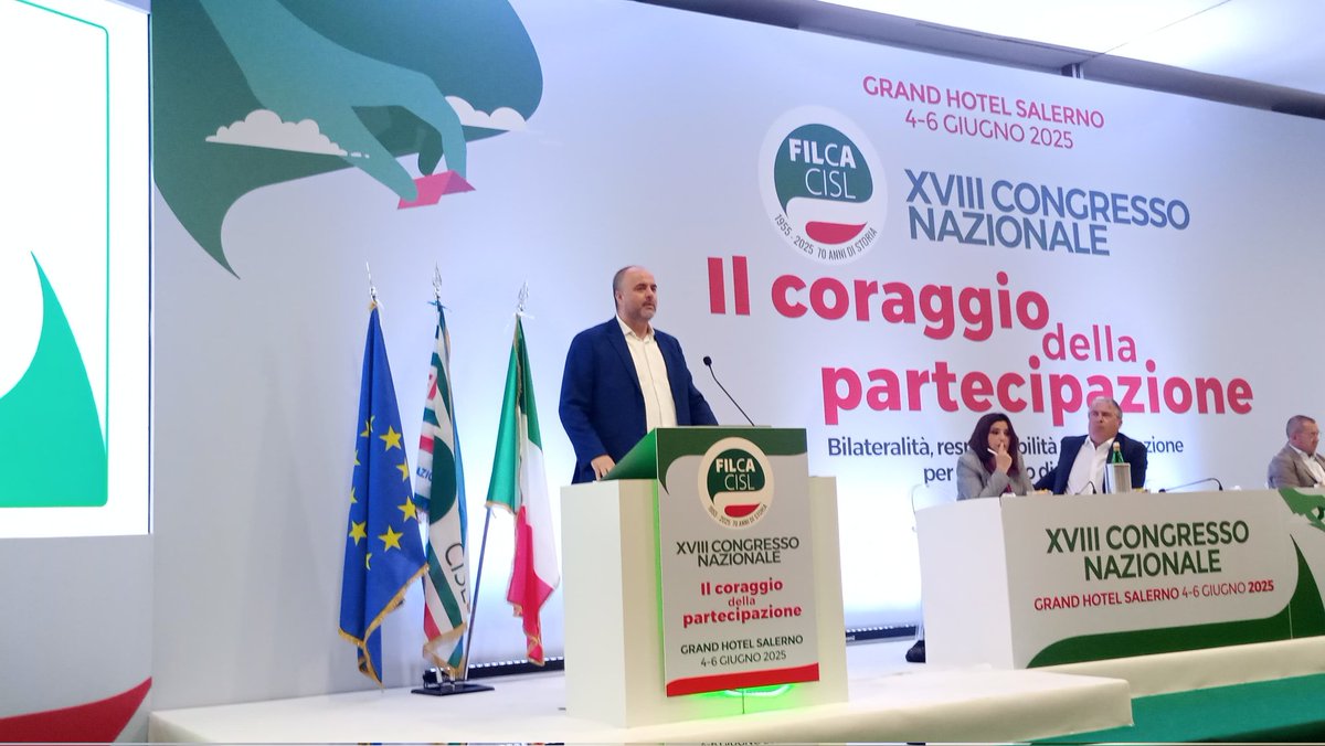 Lavorare per gli altri con solidarietà e sostegno mettendo al centro il territorio e le sue specificità. Questi i temi centrali di Alem Gracic <a href="/alemaga/">Alem Gracic</a> al Congresso <a href="/FilcaCisl/">Filca Cisl Nazionale</a>. Così si ridà dignità ai lavoratori e più spazio ai giovani #ilcoraggiodellapartecipazione