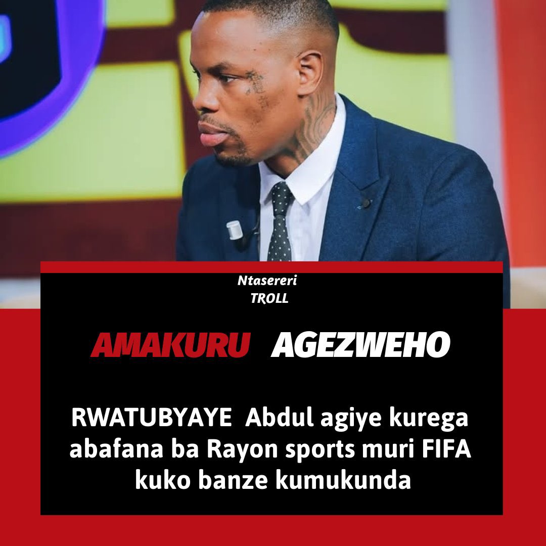 ATARIHO IVUMBI🚨

Rwatubyaye Abdul munzira zijyana abafana ba gikundiro mumanza kubwo kumwima urukundo