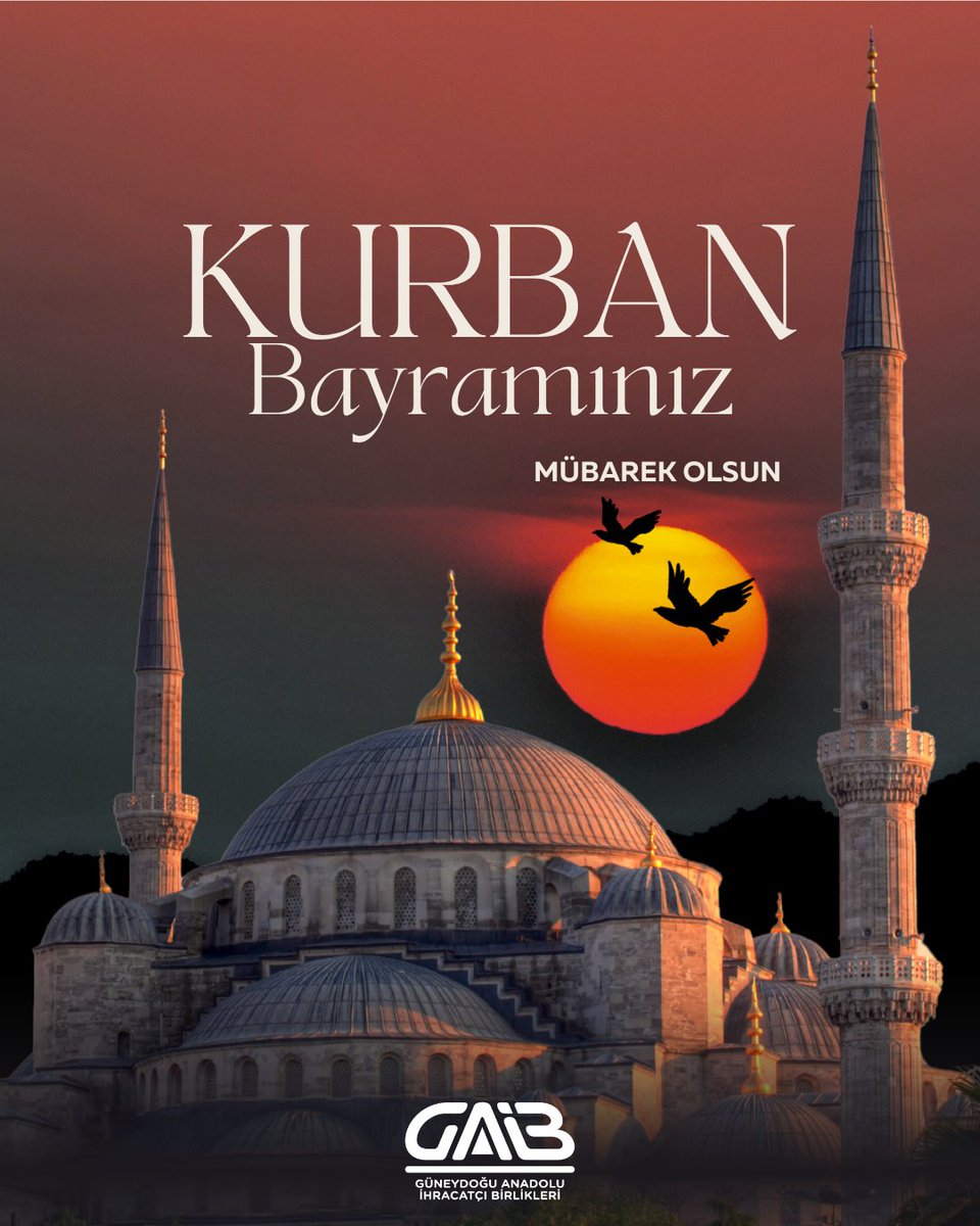 GAİB (@gaibgaziantep) on Twitter photo Sevdiklerinizle birlikte nice bayramlara... Kurban Bayramınız mübarek olsun. <a href="/FikretKileci/">Fikret Kileci</a> <a href="/mehmetcikmaz/">Mehmet Cikmaz</a> <a href="/celalkadoogluu/">Celal Kadooglu</a> <a href="/gaibhububat/">GAİB Hububat Birliği</a> <a href="/gaib_carpet/">Güneydoğu Anadolu Halı İhracatçıları Birliği</a> Sevdiklerinizle birlikte nice bayramlara... Kurban Bayramınız mübarek olsun. <a href="/FikretKileci/">Fikret Kileci</a> <a href="/mehmetcikmaz/">Mehmet Cikmaz</a> <a href="/celalkadoogluu/">Celal Kadooglu</a> <a href="/gaibhububat/">GAİB Hububat Birliği</a> <a href="/gaib_carpet/">Güneydoğu Anadolu Halı İhracatçıları Birliği</a>
