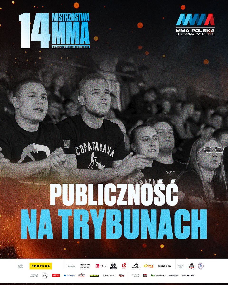 Tradycyjnie liczymy na Wasz doping podczas 14. Mistrzostwa MMA! 👊

Zawody będą otwarte dla publiczności. Zapraszamy do kibicowania.

👉 Wstęp wolny.

Widzimy się 7 czerwca w hali w Hali Widowiskowo-Sportowej MOSiR przy ul. Lubelskiej 59 w Puławach.