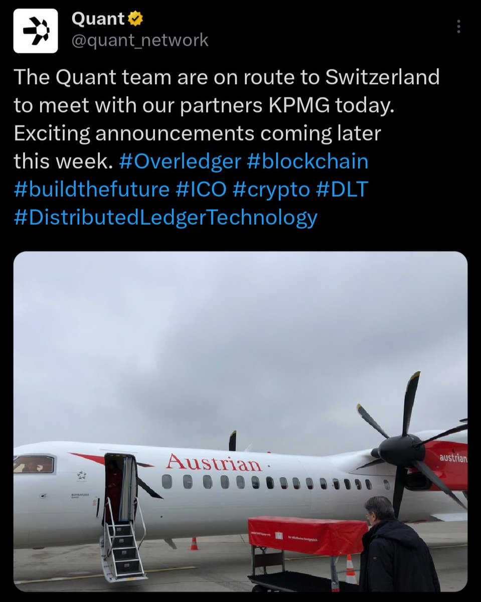 Understand yet?

$QNT is bigger than crypto...