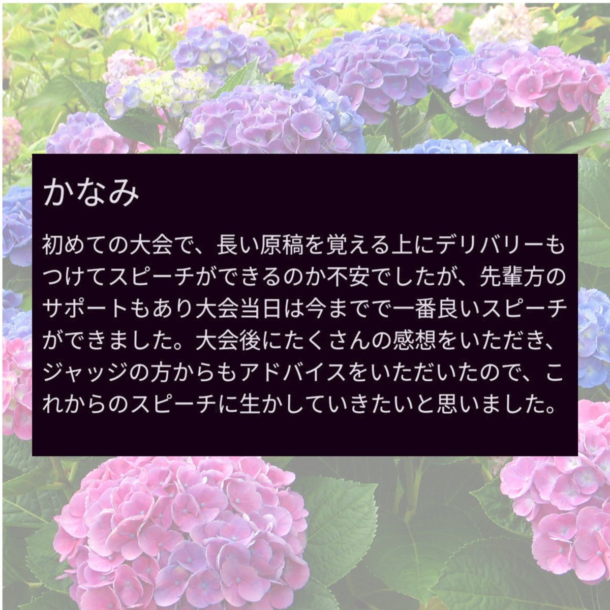 TessSpeech's tweet photo. 💙大会報告1/2💜
先日6/1(日)、1年生にとって初めての大会であるレシテーションコンテストが開催されました🌸

3人とも緊張はあったとは思いますが、日々の努力に裏づけられた堂々とした姿を見せてくれています！2つ目の投稿も含めご確認ください👀 https://t.co/h3sDrJMyKz