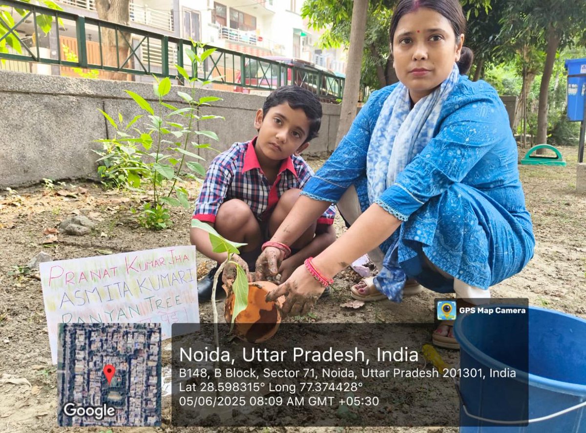 Plantation on World 🌍 Environment day 🌳
 @KVSROAGRA
#KendriyaVidyalaya#PMShri
#EkPedMaaKeNaam
#WorldEnvironmentDay