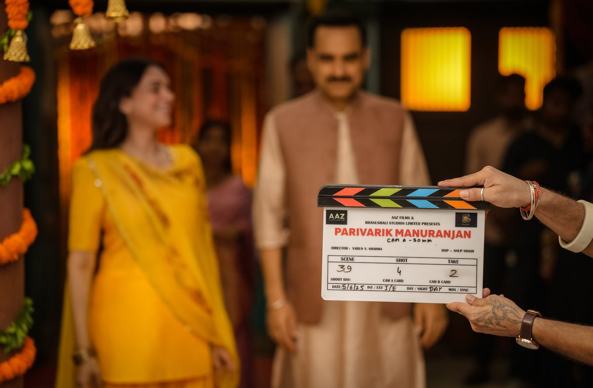 Vinod Bhanushali (@vinodbhanu) on Twitter photo Rollercoaster ride of emotions, music, madness & masti…Parivarik ManuRanjan begins! 🎬
A crazy ride starring <a href="/TripathiiPankaj/">पंकज त्रिपाठी</a> & <a href="/aditiraohydari/">Aditi Rao Hydari</a>, directed by #VarunVSharma
#KamleshBhanushali <a href="/iHimanshuMehra/">Himanshu Mehra</a> <a href="/aliabbaszafar/">ali abbas zafar</a> #BrijendraKala <a href="/BSL_Films/">Bhanushali Studios Limited</a> <a href="/AAZFILMZ/">aazf</a>
#ParivarikManuRanjan Rollercoaster ride of emotions, music, madness & masti…Parivarik ManuRanjan begins! 🎬
A crazy ride starring <a href="/TripathiiPankaj/">पंकज त्रिपाठी</a> & <a href="/aditiraohydari/">Aditi Rao Hydari</a>, directed by #VarunVSharma
#KamleshBhanushali <a href="/iHimanshuMehra/">Himanshu Mehra</a> <a href="/aliabbaszafar/">ali abbas zafar</a> #BrijendraKala <a href="/BSL_Films/">Bhanushali Studios Limited</a> <a href="/AAZFILMZ/">aazf</a>
#ParivarikManuRanjan