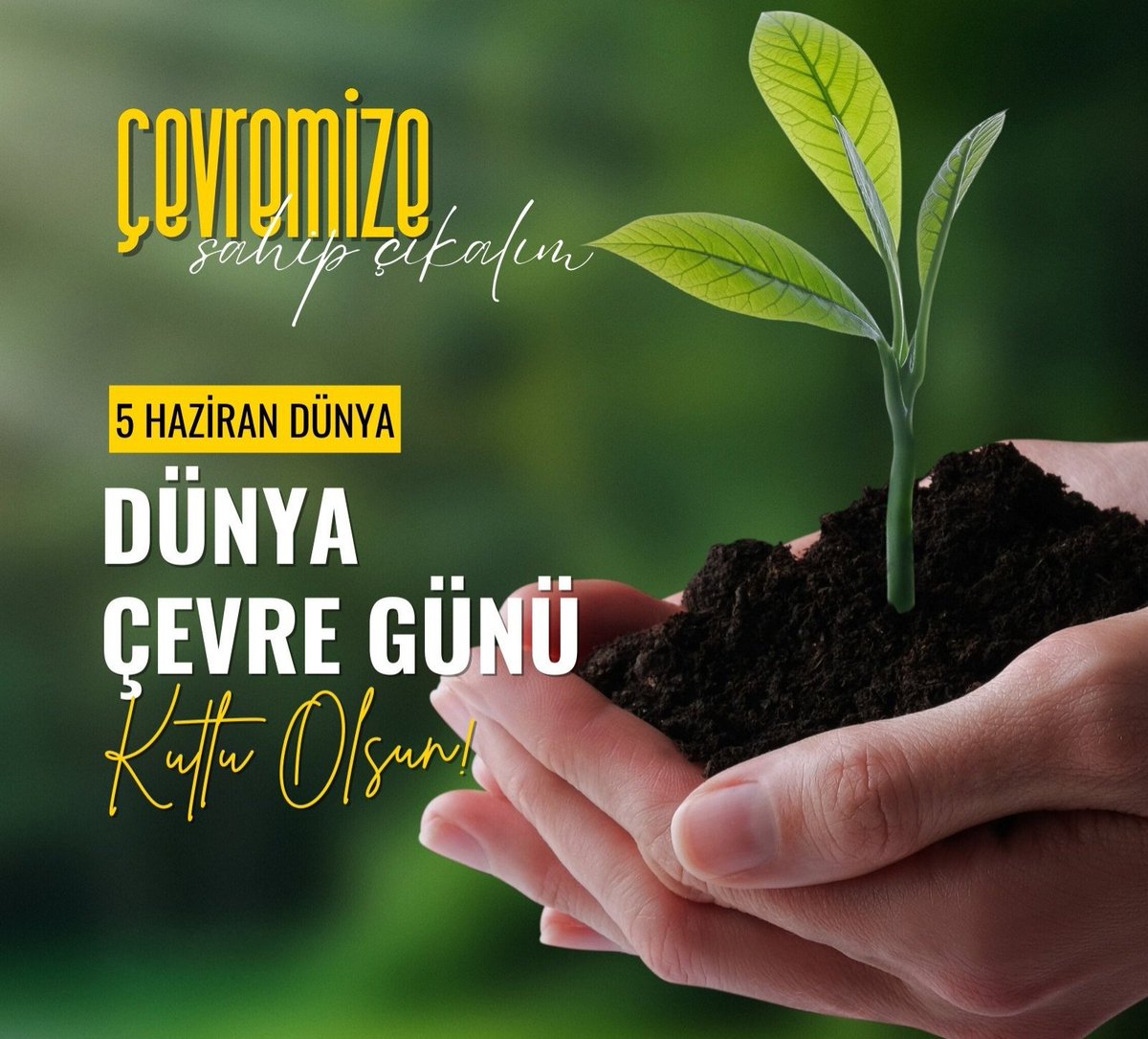 🌍 5 Haziran Dünya Çevre Günü

🌱Temiz bir çevre, sağlıklı bir yaşamın temelidir.

♻️ Yaşanabilir bir dünya ve gelecek kuşaklar için sağlıklı bir yaşam, insan, hayvan ve ekosistem arasında kurulacak sağlıklı bir ilişki ile mümkündür.

#DünyaÇevreGünü
