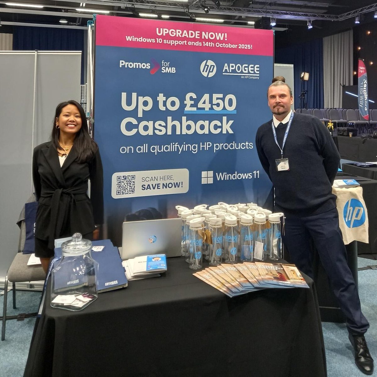 We're here at Your Business Expo! If you're seeking ways to future-proof your business🔮 just ask Craig and Fon! 📈🔐💻🖨️⚙️📩

Don't miss out on our exclusive offering for Windows 11 support: eu1.hubs.ly/H0kLZ6r0

#YourBusinessExpo #ITSolutions #futureproof #BusinessGrowth