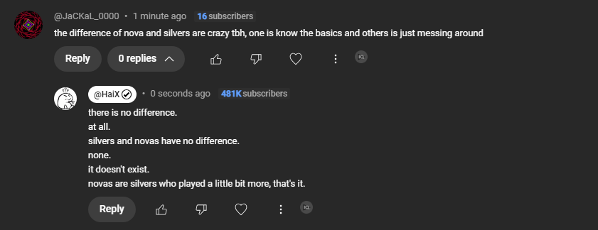 KingHaiX's tweet photo. Sorry if it breaks your imaginary world, but there is literally no difference between a Silver and a Nova. https://t.co/5QRGrosonV