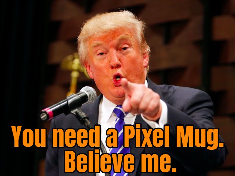 UNIVOICE_'s tweet image. 👉 Direct orders from the top:
Secure your Pixel Mug today.
Don't miss out on the mug everyone's talking about.
#PixelMug