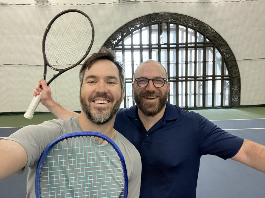 NYC bucket list: tennis on the court on top of Grand Central. ✅

(Be sure to hire <a href="/STWitkowEsq/">Sanders Witkow</a> for all your leveraged finance needs!)