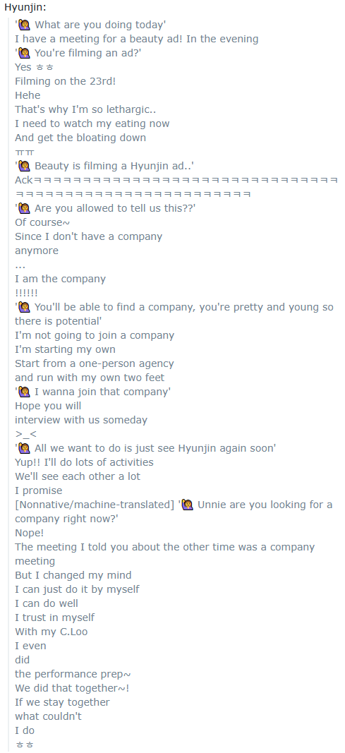 litell_johnn's tweet photo. Chat highlights: Hyunjin announces that she is no longer looking for a company and will manage her own activities (250605)
Text links:
https://t.co/dpq9YEc6FO https://t.co/aCdv7d4wGz