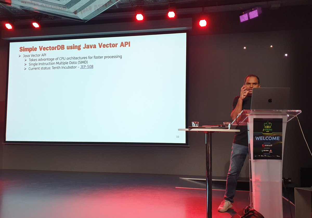 Great talk by <a href="/BalaRawool/">Balkrishna Rawool</a> on Vector Databases at <a href="/nljug/">NLJUG</a> #JSpring