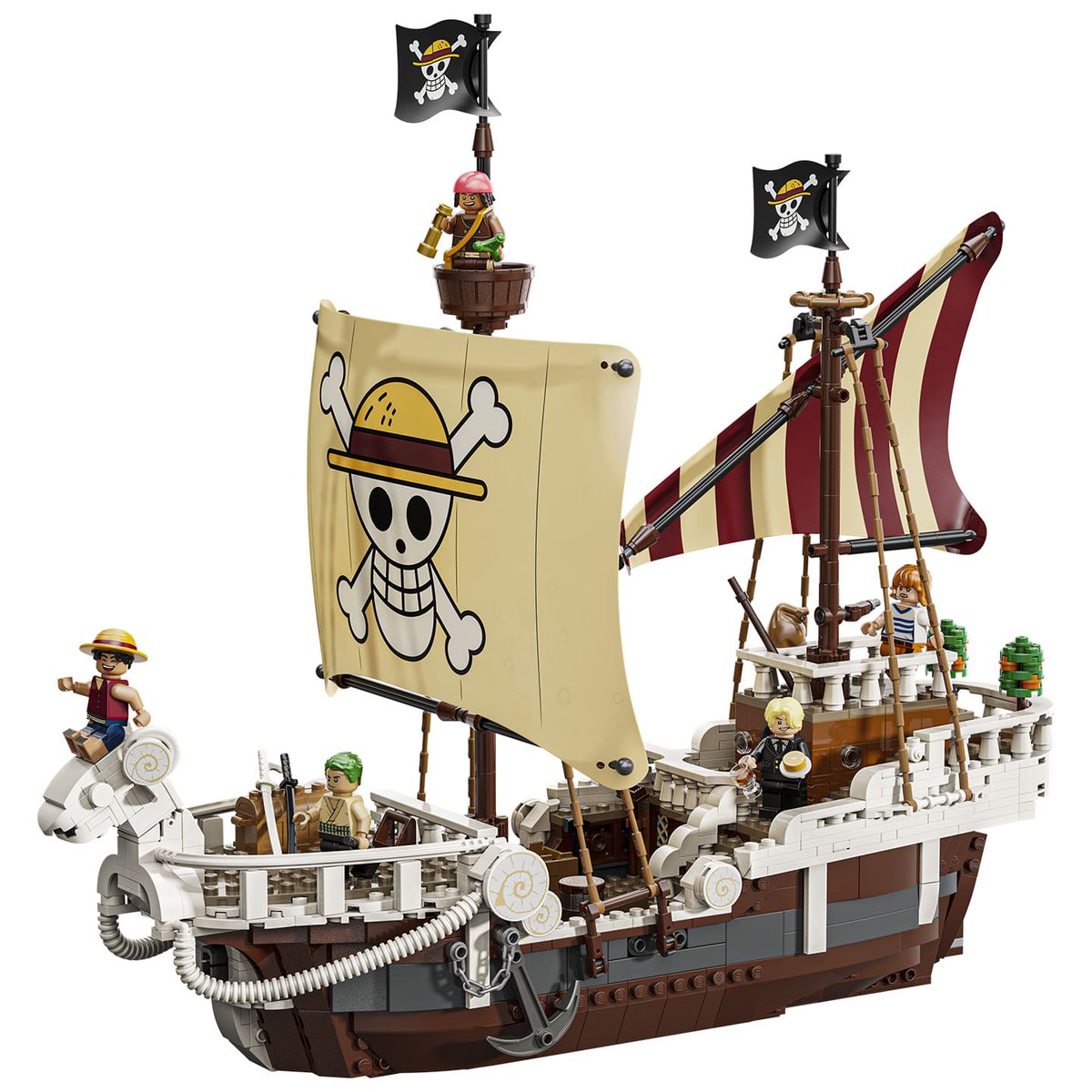 OFFICIEL : LEGO X ONE PIECE NETFLIX ! 
- Le Vogue Merry : 1376 Pièces (129,99€)