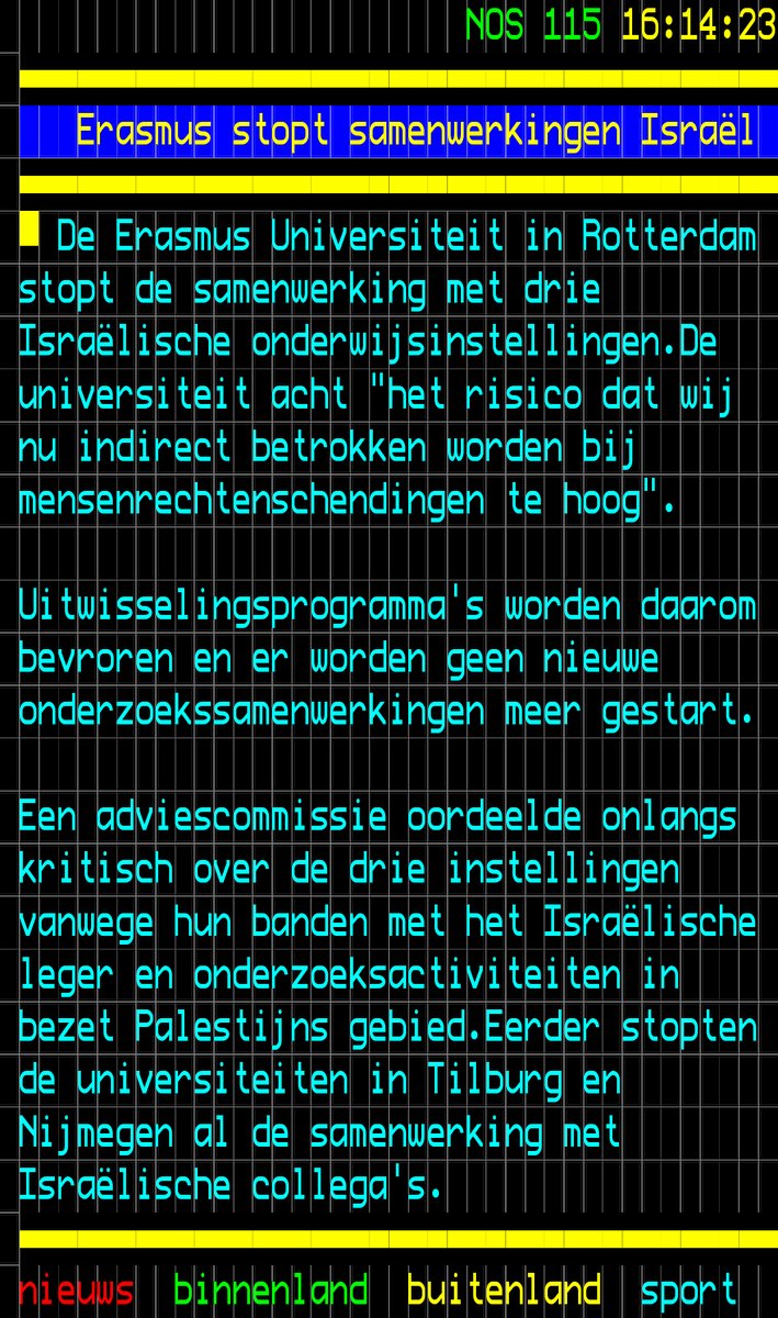 Erasmus Universiteit

"Voor Joden verboden"

Universiteiten zijn een bolwerk van radicaal extreemlinkse aanhangers van Hamas