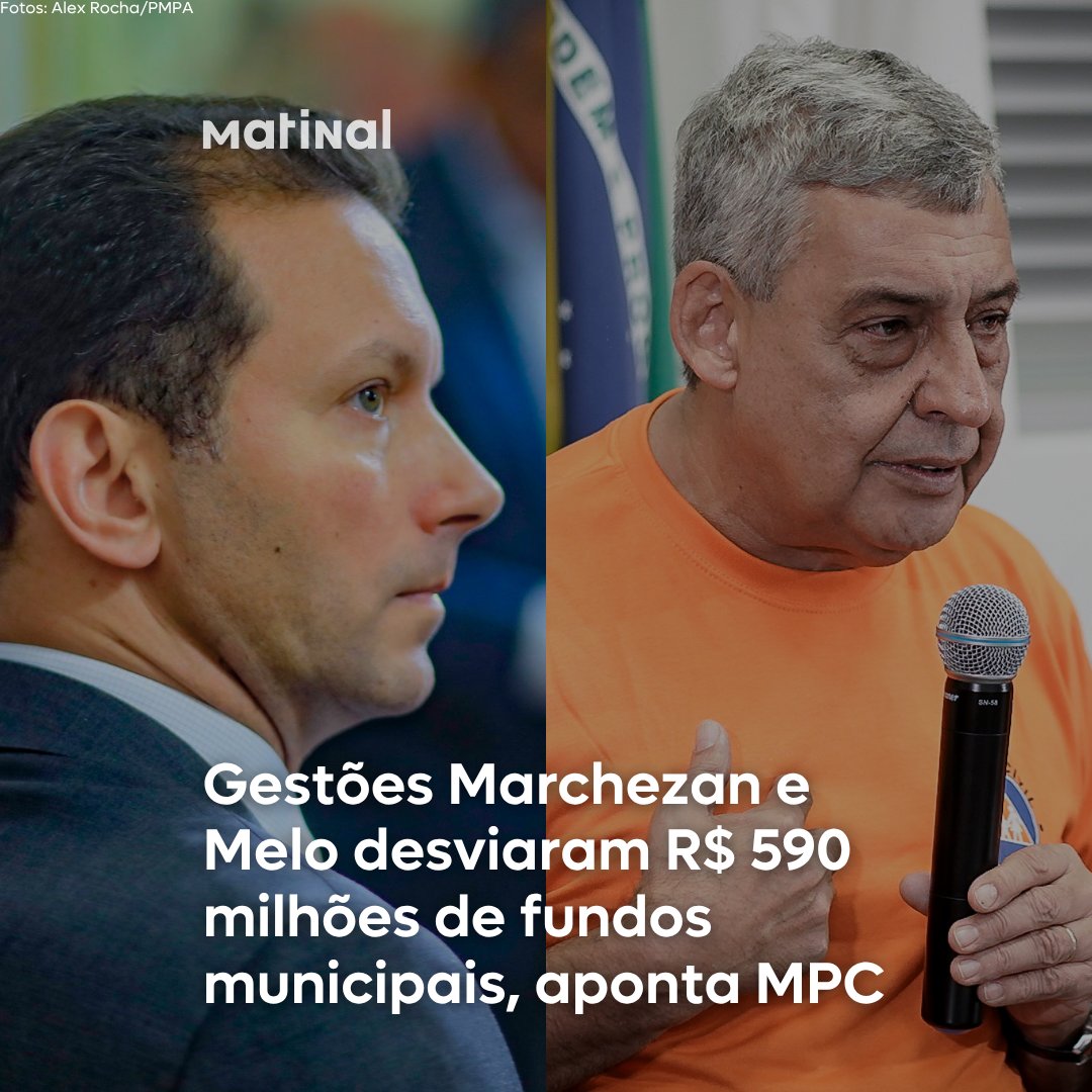 💸 Relatório de auditoria aponta que recursos pararam no caixa do Tesouro e não foram destinados a políticas públicas. Processo aguarda julgamento no Tribunal de Contas do estado. Melo e Marchezan disseram não ter conhecimento da investigação

Leia em: tinyurl.com/5n8a95uw