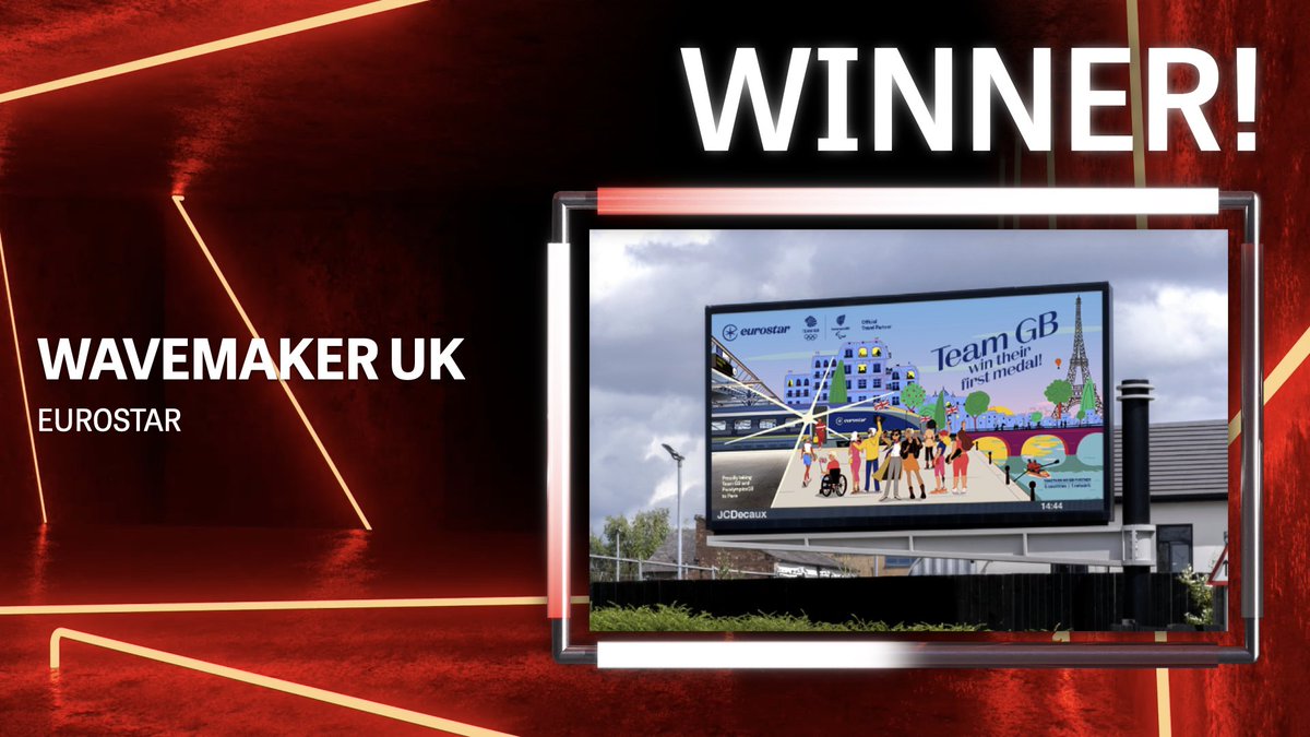 Campaign Tech Awards (@ctechawards) on Twitter photo Congratulations to <a href="/WavemakerUK/">Wavemaker UK</a> for winning in the Best Use of Tech in Out-of-Home category at the #CAMTechAwards 2025 π
View the results: campaigntechawards.com/2025-results Congratulations to <a href="/WavemakerUK/">Wavemaker UK</a> for winning in the Best Use of Tech in Out-of-Home category at the #CAMTechAwards 2025 π
View the results: campaigntechawards.com/2025-results