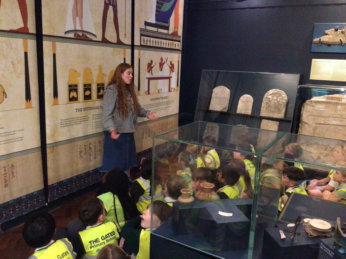 We had a great time at Bolton Museum learning all about Ancient Egypt! #TheGatesHistory