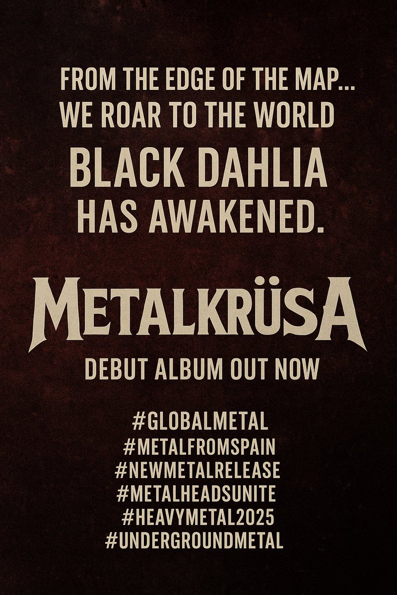 #metalkrüsa #blackdahlia #globalmetal #metalheadsunite