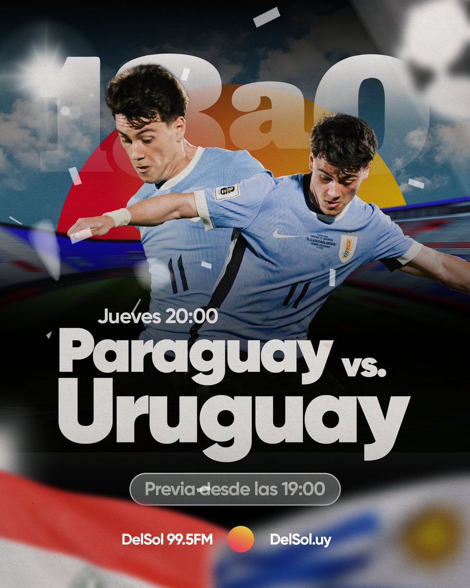 ⚽ Juega la celeste y lo vivís en <a href="/treceacero/">⚽️ 13a0</a> 🇺🇾
  
📲 delsol.uy/relato
📻 99.5 FM