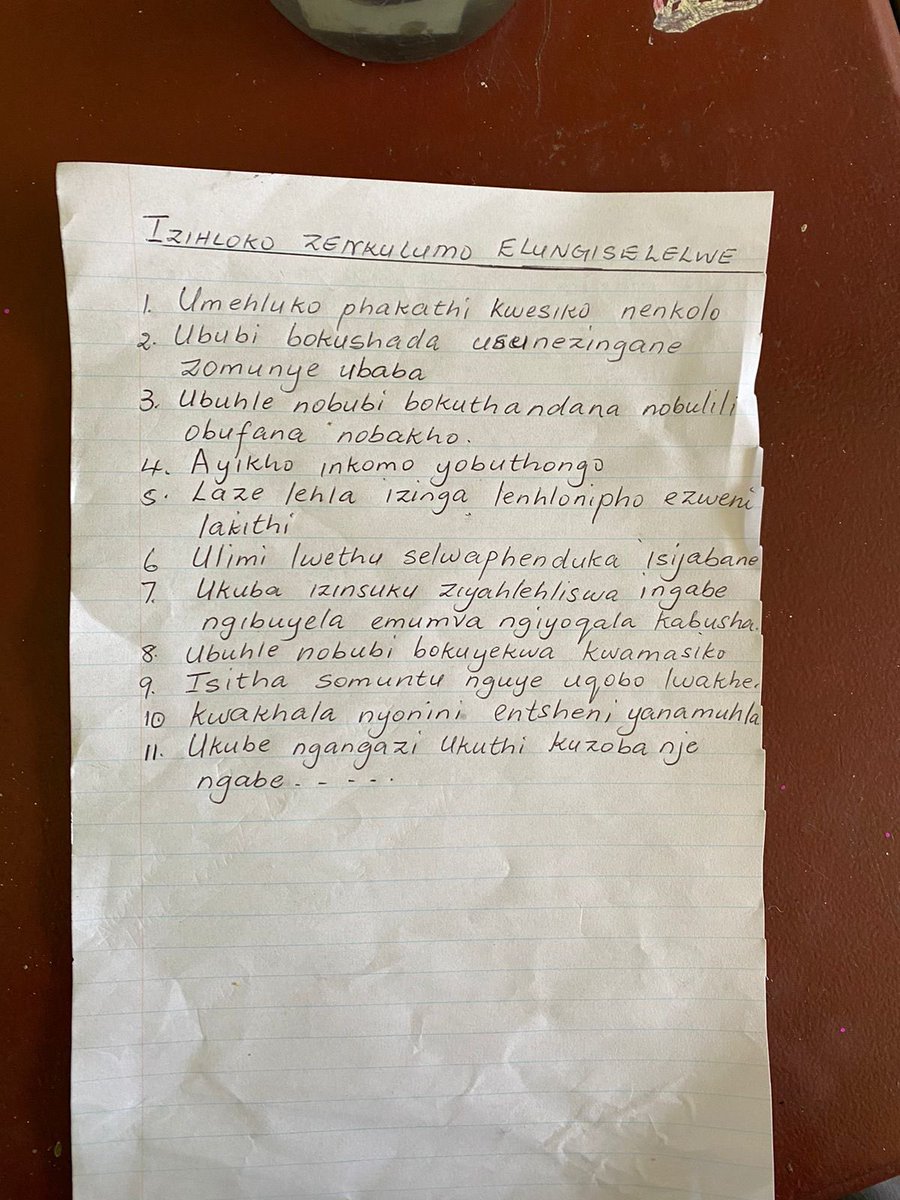 My Zulu peeps, please help me translate this into English 🙏🏽

Please