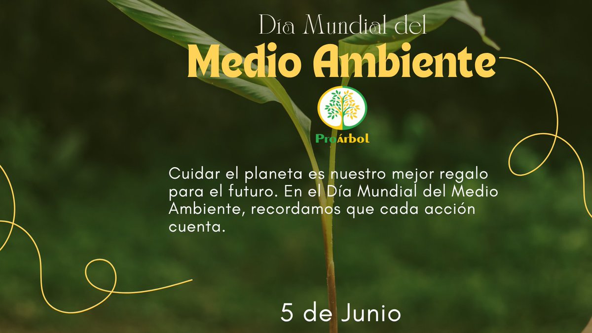#DiaMundialDelMedioAmbiente Cuidar el planeta es nuestro mejor regalo para el futuro. En el día mundial del Medio Ambiente, recordamos que cada acción cuenta.
#ComunasVerdes