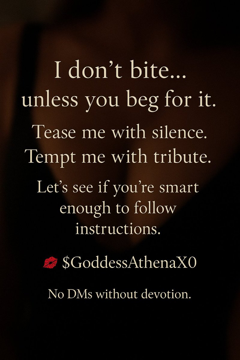 GoddessAthenaX_'s tweet photo. When you crave the sound of my voice, you pay. That’s devotion https://t.co/5X0wma6zsT