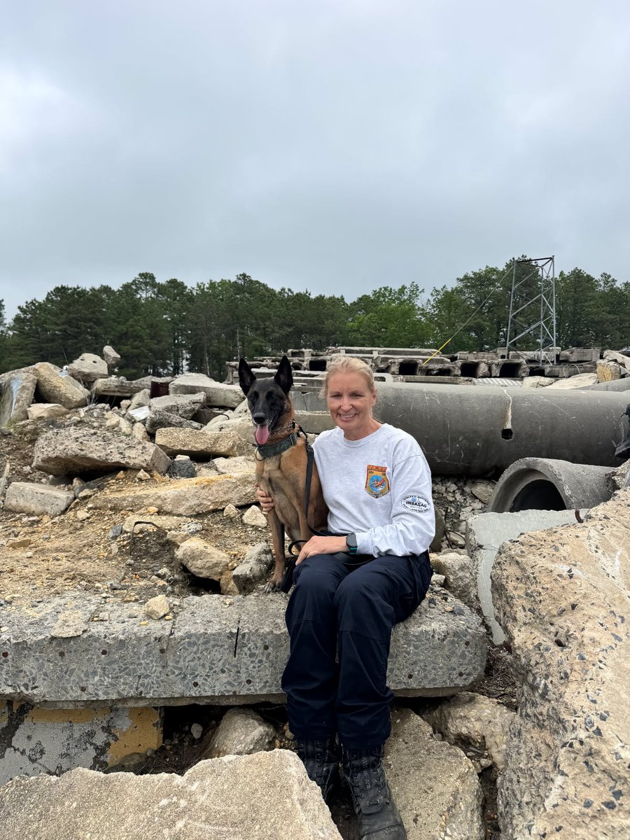 VATF1's tweet image. Congrats to team members who successfully completed their K9 Certification Examination:
Jennifer Haskin & K9 Stella – Live Find recert
Kristi Bartlett & K9 Zill – Live Find new team
Trisha Danula & K9 Otso – HR detection new team
Thank you for your hard work!
@ffxfirerescue