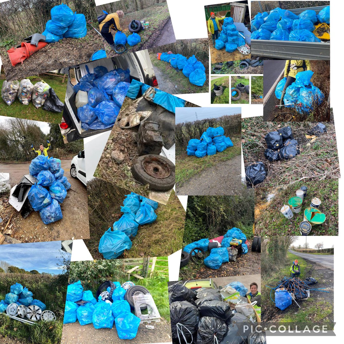 Thank you to Debs Carson, Jenny, &amp; the villagers of Denmead Hampshire, for completing 'The Great Denmead Litter Pick' - over 6 months Debs &amp; Jenny have walked 53 miles over 91 hours clearing 3.18 tonnes (324 bags!) of litter from their local area raising £1,100 for TNF!