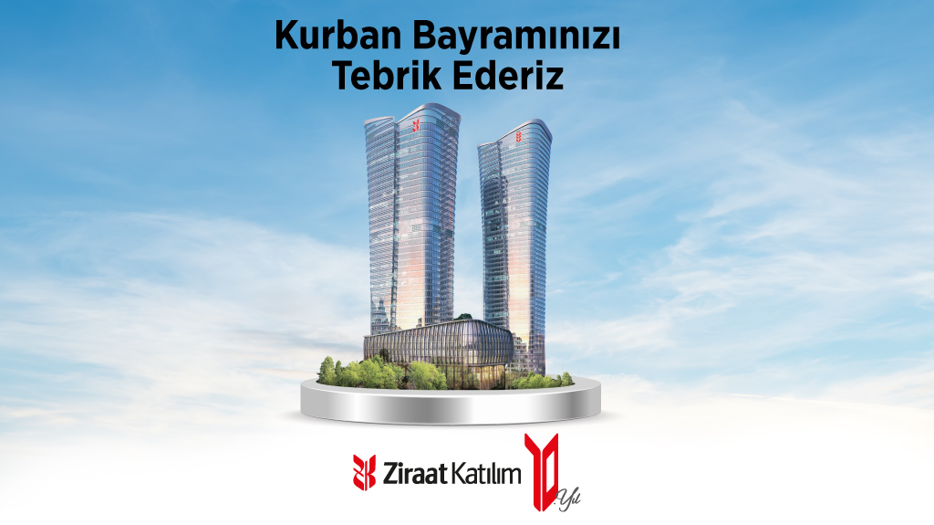 Ziraat Katılım ailesi olarak, Kurban Bayramınızı kutlar; sevdiklerinizle birlikte sağlık, bereket ve huzur dolu bir bayram geçirmenizi dileriz.

#ZiraatKatılım #ZiraatKatılım10yaşında #PaylaştıkçaDahaFazlası #KurbanBayramı