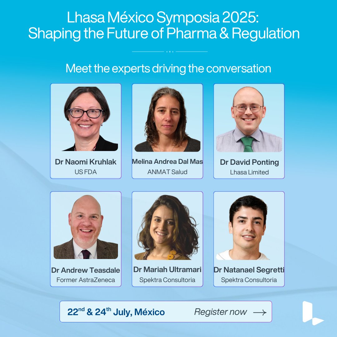 We’re returning to #Mexico this July for our Lhasa symposia!

Register your interest:
22th July – Ciudad de México buff.ly/RFOMQYn
24th July  – Guadalajara buff.ly/J8pBPe0

#ICHM7 #Insilico