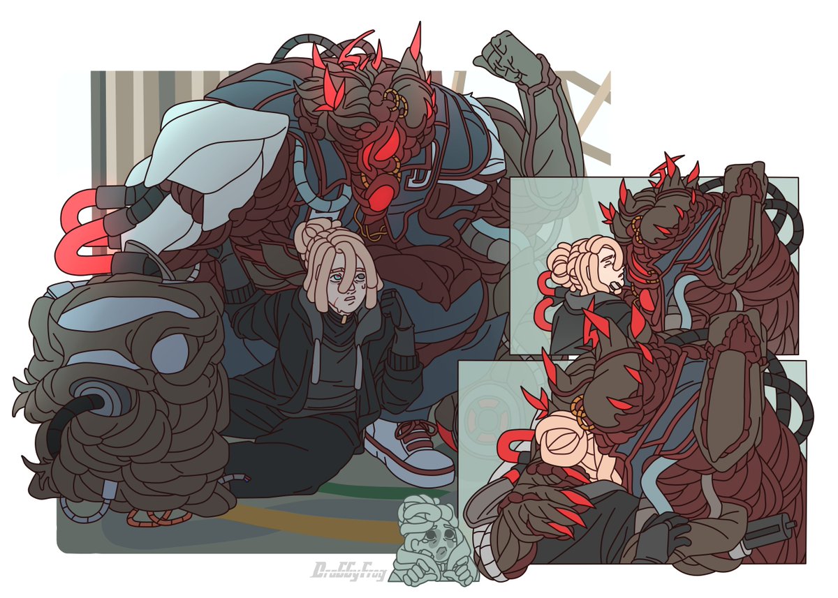 DraggyFrog's tweet image. Workday with converted Harddrive
#Warframe #Warframe1999 #WarframeFanart #TennoCreate