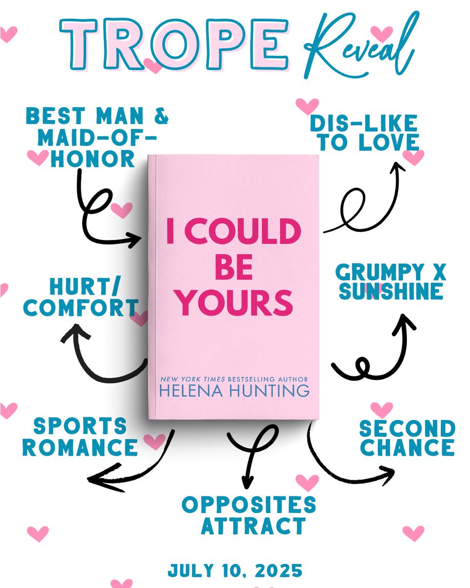 If you love these tropes, you’ll want to pre-order Nate and Essie’s story by <a href="/HelenaHunting/">Helena Hunting</a>!

Amazon geni.us/ICouldBeYoursZ…
Novel Grounds geni.us/ICBYNovelGroun…
Flutter geni.us/ICBYFlutter
Hopeless Romantic geni.us/ICBYHopelessRo…
Goodreads geni.us/ICouldBeYoursGR