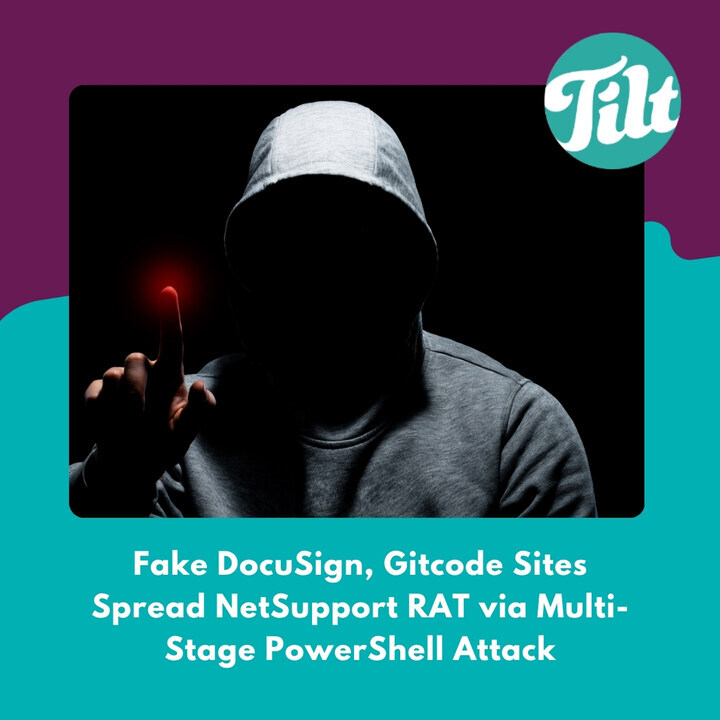 TiltRecruitment's tweet image. A newly uncovered cyber campaign is using deceptive websites to trick users into running malicious PowerShell scripts, ultimately infecting their systems with the NetSupport RAT malware. 

Read more: thehackernews.com/2025/06/fake-d…

#CyberSecurity #NetSupportRAT #PowerShellAttack