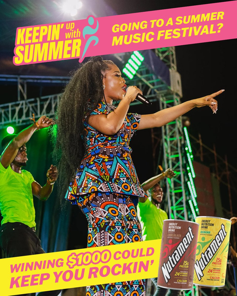 Comment about your favorite summer music festival for a chance to win a $1,000 gift card! Other prizes, too! Must use hashtag #NutramentSummerPromotion 18+ to enter. Official Rules: nutrament.com/rules​

​#Nutrament #KeepingUpWithSummer #FuelYourNow #Music #MusicFestival