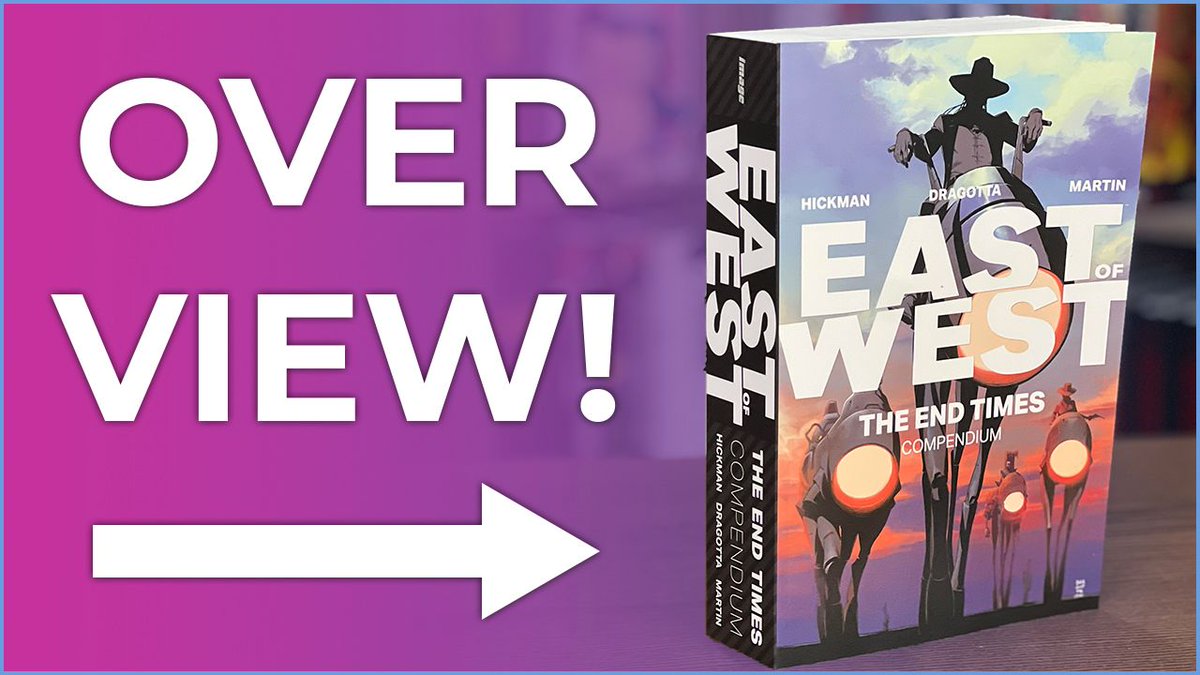 Near Mint Condition (@nearmintcon) on Twitter photo Happy THURSDAY, Minties!
<a href="/ImageComics/">Image Comics</a> released a compendium of EAST OF WEST!
The great series by Jonathan Hickman & Nick Dragotta!
And Omar has your OVERVIEW!
Check it out:
youtu.be/PSX8HCS9qH4 Happy THURSDAY, Minties!
<a href="/ImageComics/">Image Comics</a> released a compendium of EAST OF WEST!
The great series by Jonathan Hickman & Nick Dragotta!
And Omar has your OVERVIEW!
Check it out:
youtu.be/PSX8HCS9qH4