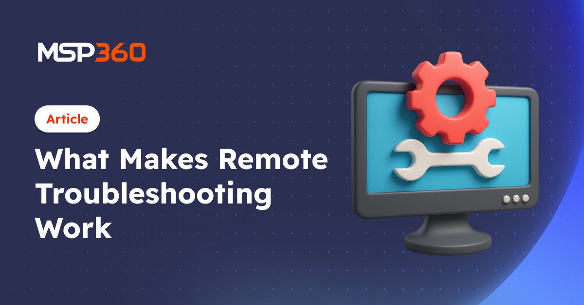 msp360's tweet image. Struggling with unexpected downtime? Discover how MSPs &amp;amp; IT teams can reduce it using unified RMM platforms &amp;amp; user training.

Boost system reliability &amp;amp; keep your business running smoothly! 🚀 

🔗 Read more: hubs.ly/Q03qSpl00

#MSP360 #RemoteTroubleshooting #TechSolutions