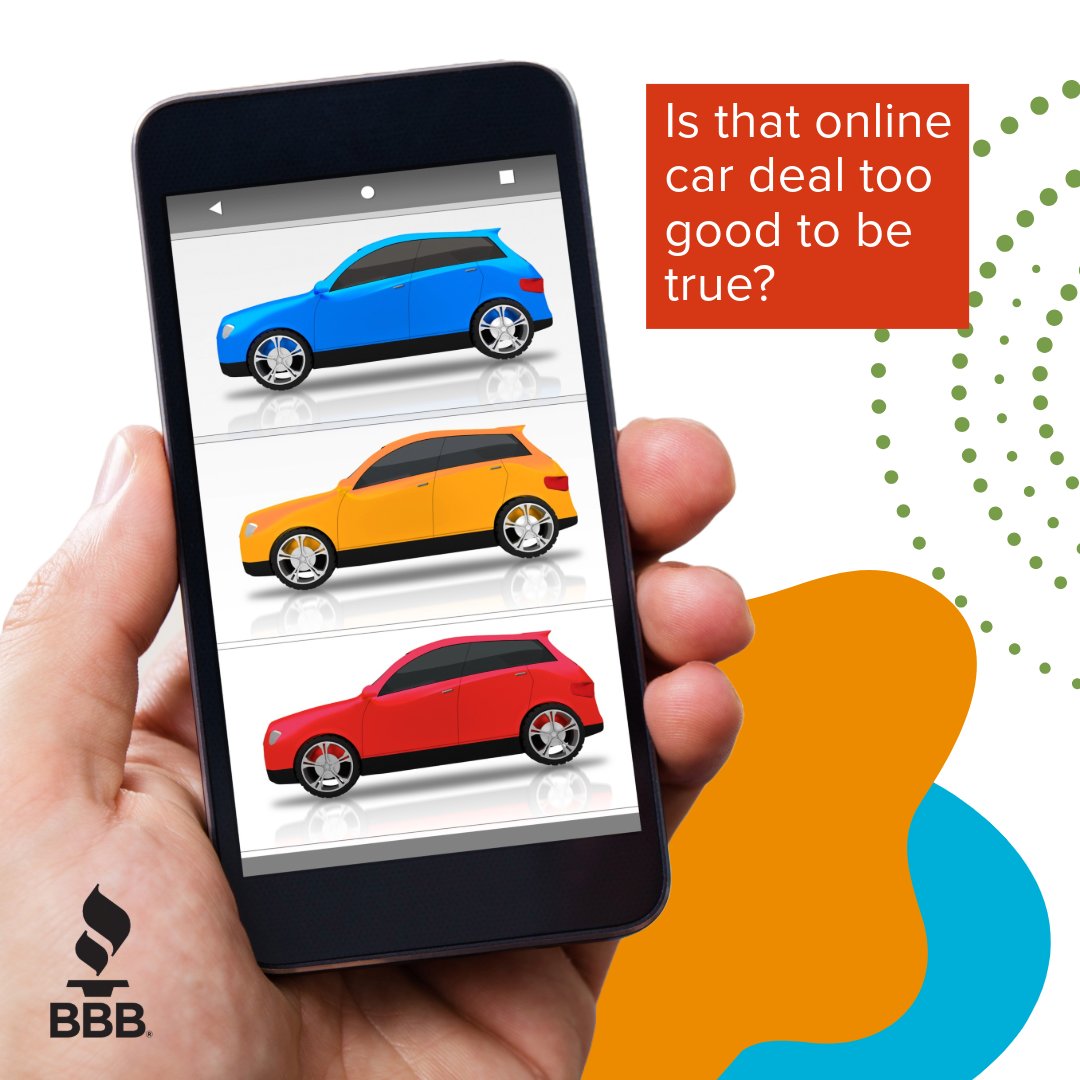 Did you see the perfect car online?👀 Before you buy, BBB has tips on how to verify sellers, avoid fake websites, and make a safe purchase.  bit.ly/370GZpo