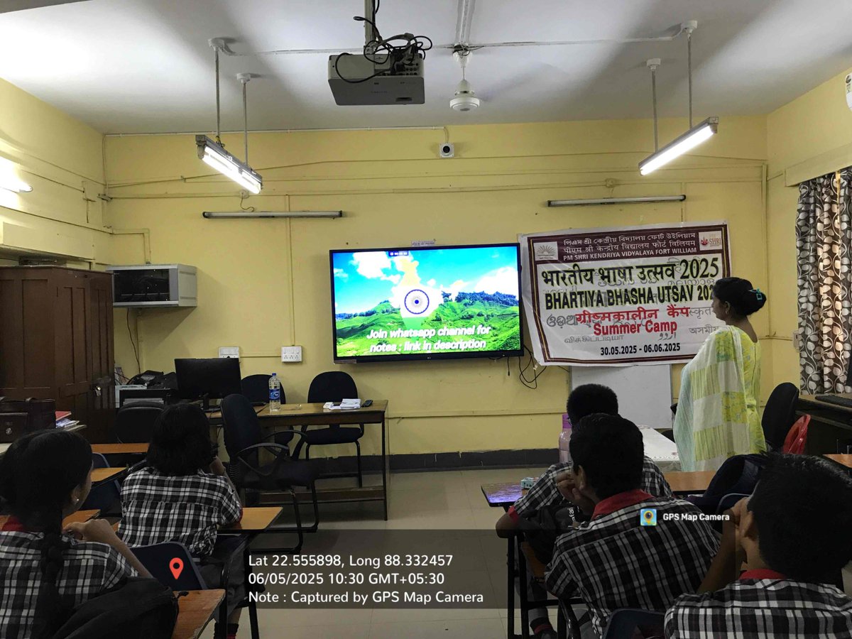 PM SHRI Kendriya Vidyalaya Fort William (@kvfortwilliam) on Twitter photo Bhartiya bhasha utsav 2025,Day 6 Theme: Knowledge of History, Geography by knowing the names of Rivers/ Mountains/ Historical Monuments, etc.
<a href="/dpradhanbjp/">Dharmendra Pradhan</a>
<a href="/EduMinOfIndia/">Ministry of Education</a>
<a href="/KVS_HQ/">Kendriya Vidyalaya Sangathan</a>
<a href="/kvsrokolkata/">Kendriya Vidyalaya Sangathan, Kolkata Region</a>
<a href="/kumarthakur69/">KUMAR THAKUR</a> Bhartiya bhasha utsav 2025,Day 6 Theme: Knowledge of History, Geography by knowing the names of Rivers/ Mountains/ Historical Monuments, etc.
<a href="/dpradhanbjp/">Dharmendra Pradhan</a>
<a href="/EduMinOfIndia/">Ministry of Education</a>
<a href="/KVS_HQ/">Kendriya Vidyalaya Sangathan</a>
<a href="/kvsrokolkata/">Kendriya Vidyalaya Sangathan, Kolkata Region</a>
<a href="/kumarthakur69/">KUMAR THAKUR</a>