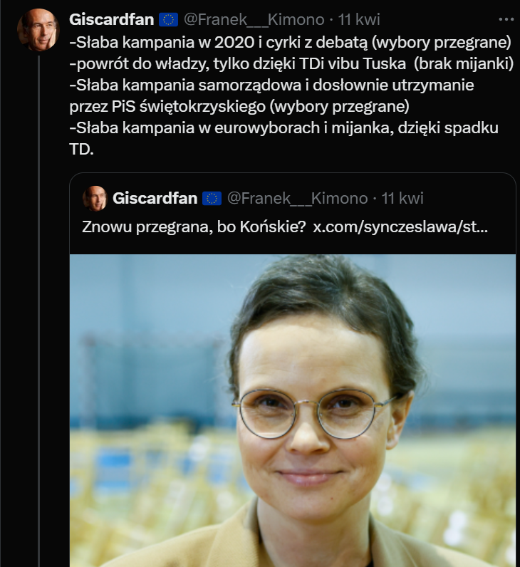 -Czy trzeba zwolnić <a href="/WiolaPaprocka/">Wiola Paprocka</a> 
-Nie można ją zwolnić, trzeba ją w********** dyscyplinarnie!