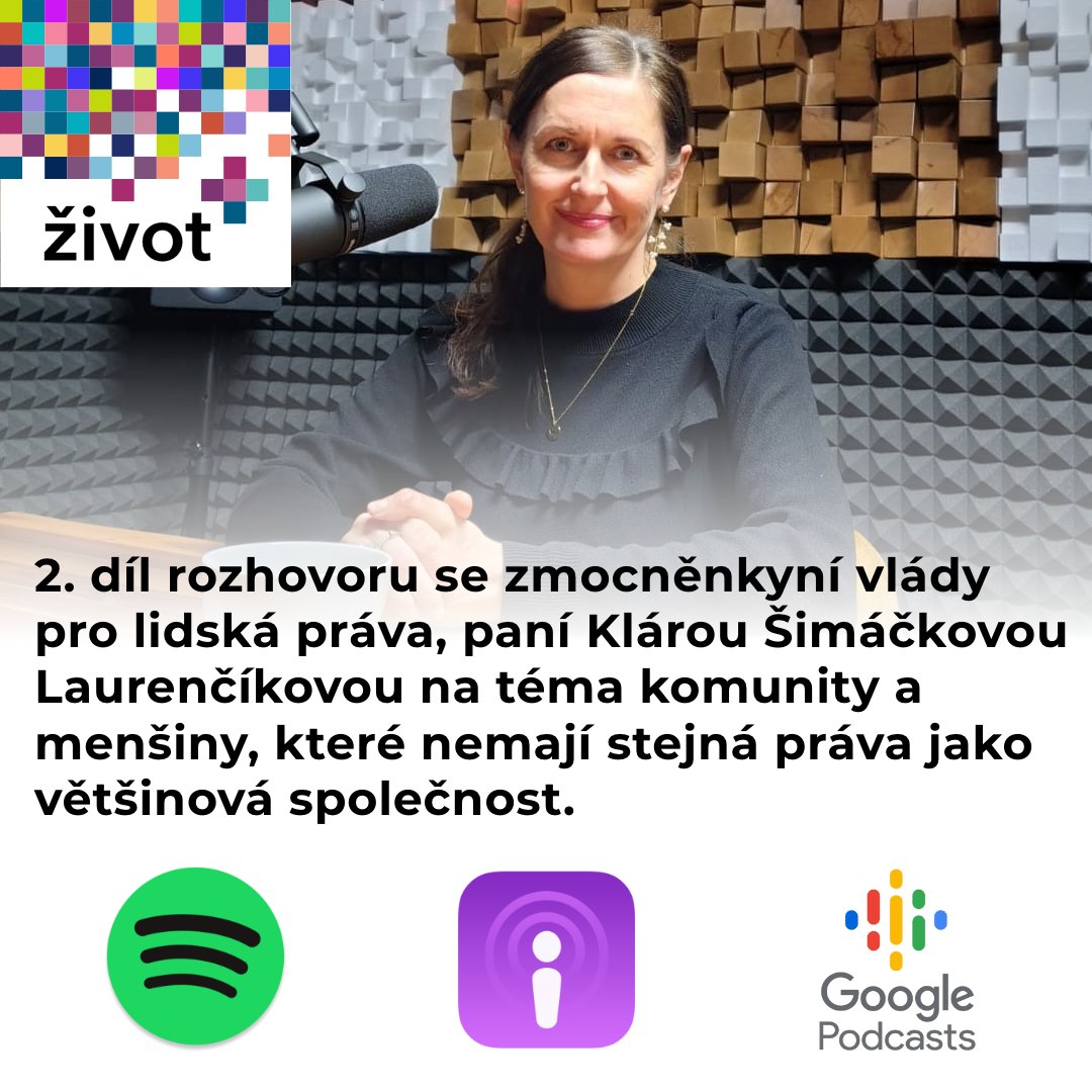 Je tu 2. díl rozhovoru s Klárou Šimáčkovou Laurenčíkovou, zmocněnkyní vlády pro lidská práva. Tento díl se zaměřuje především na komunity a menšiny, které nemají stejná práva jako většinová společnost.

Život+ si můžete poslechnout na:
🔻 Spotify – bit.ly/Zivot_Plus_Spo…,
🔻