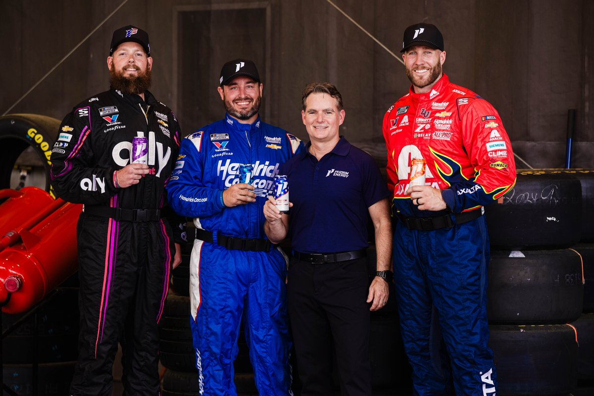 Hendrick Motorsports (@teamhendrick) on Twitter photo Announcing a new partnership with <a href="/phormenergy/">phormenergy</a> because training doesn’t stop when the race does.
📰 bit.ly/4kkVskK Announcing a new partnership with <a href="/phormenergy/">phormenergy</a> because training doesn’t stop when the race does.
📰 bit.ly/4kkVskK