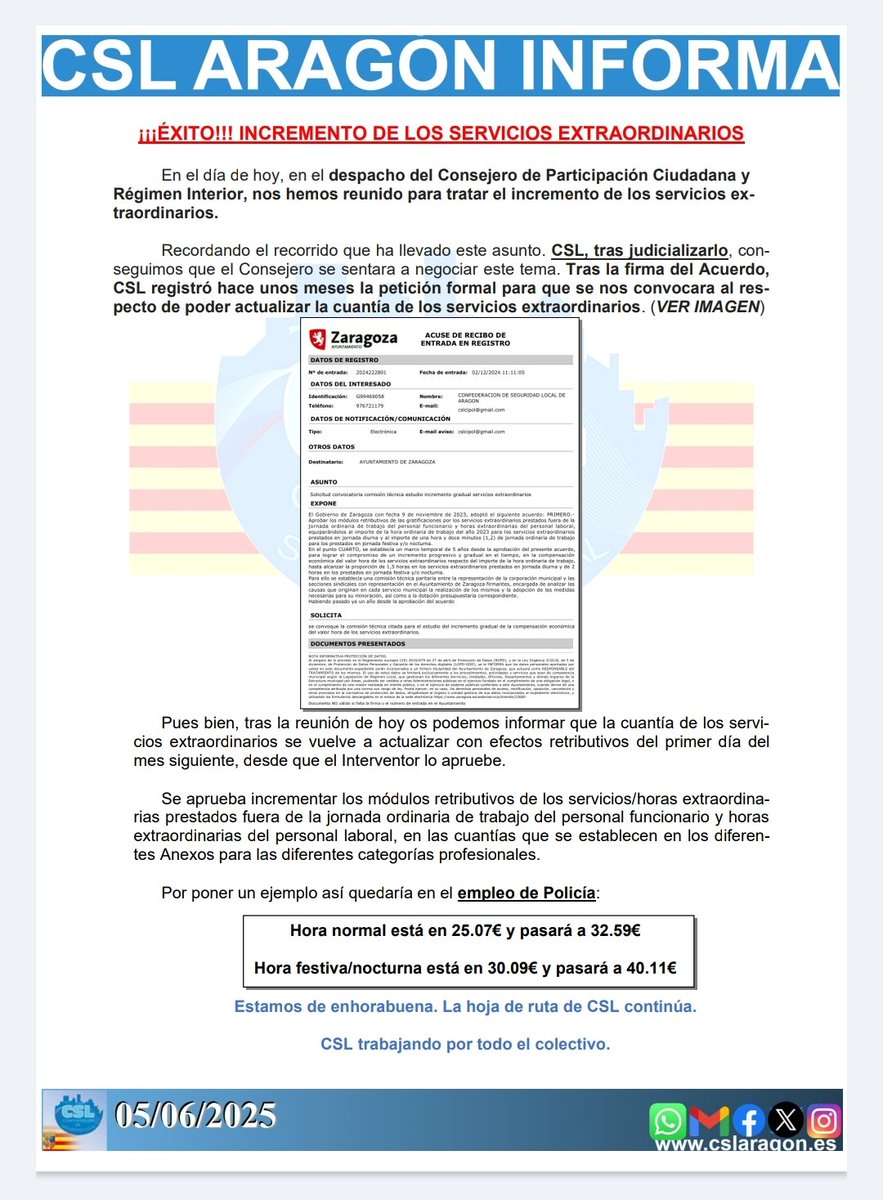 CSL Aragón tweet media