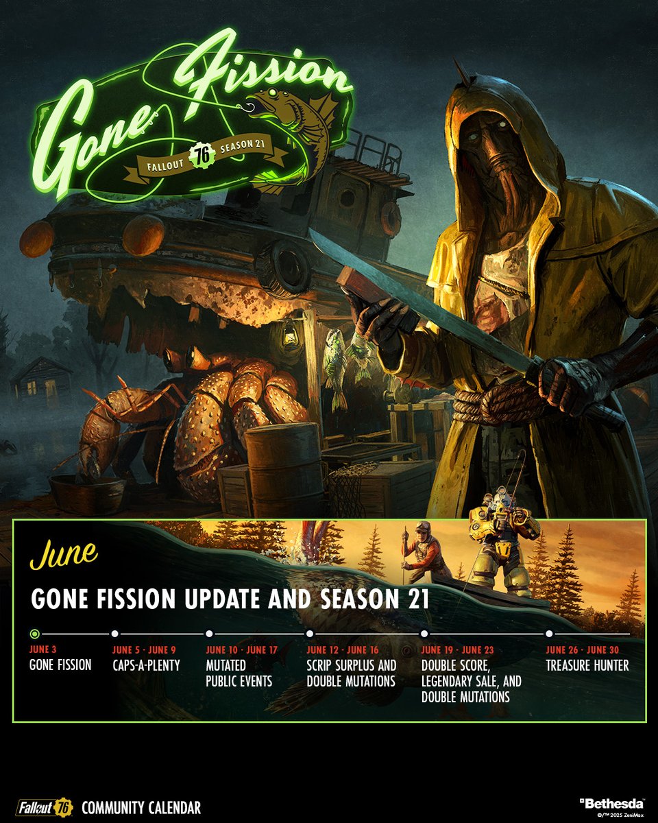 June is here - catch all the events that await you this month! #Fallout76